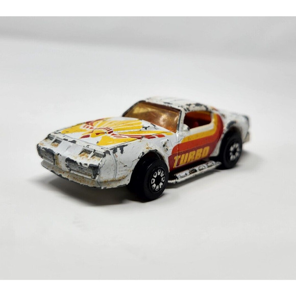 Vintage 1980 Kenner Blazin Bandit Firebird Turbo #1027 White Nevada Tag - Picture 2 of 13